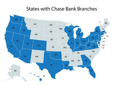No Branch. . Chase bank map
